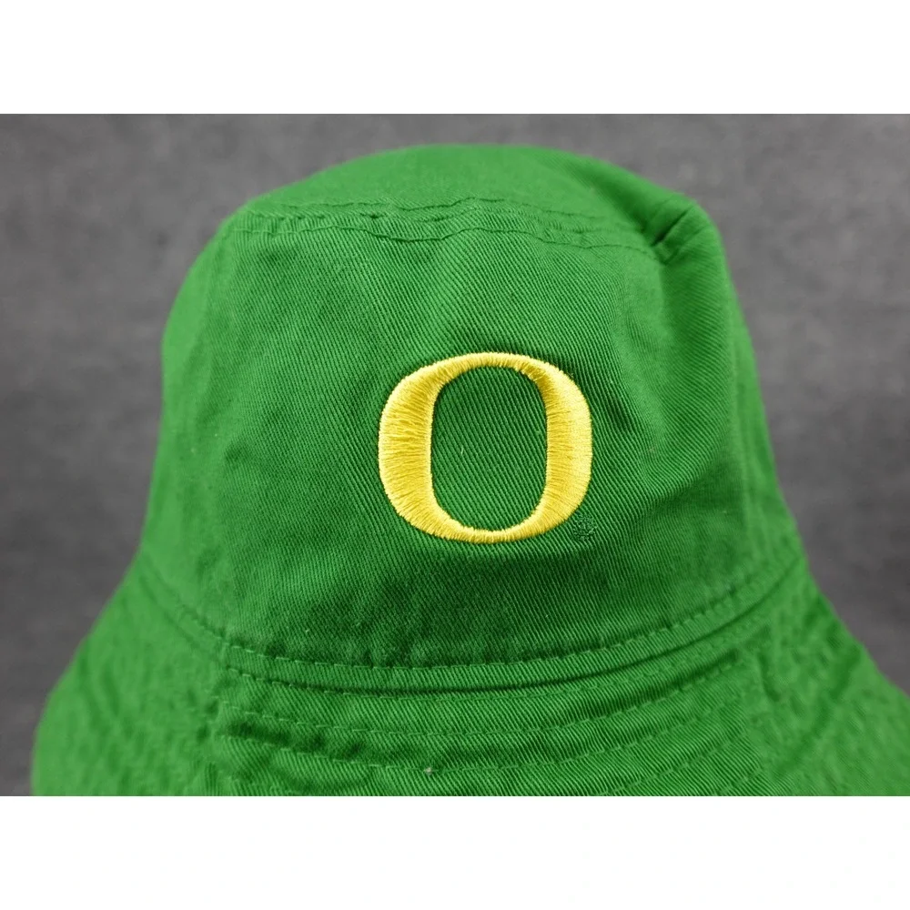 Nike Bucket Hat Unisex S/M Green Oregon Ducks NCAA Embroidered Swoosh